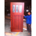 Mahogany solid wood main door designs double door